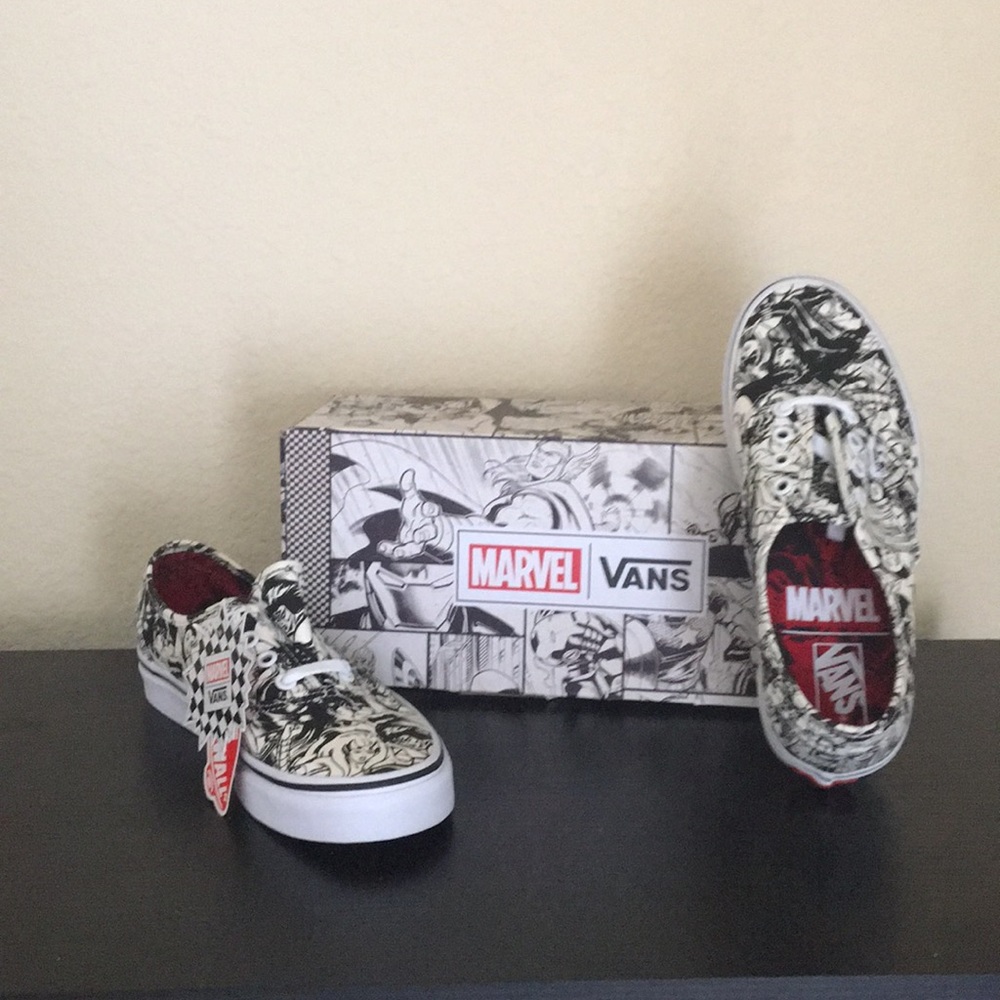 Vans Marvel multi super hero shoes